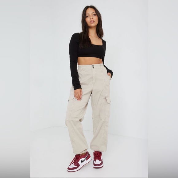 Garage Pants - Garage Brianna Bubble Pant in Beige Women’s Size XS